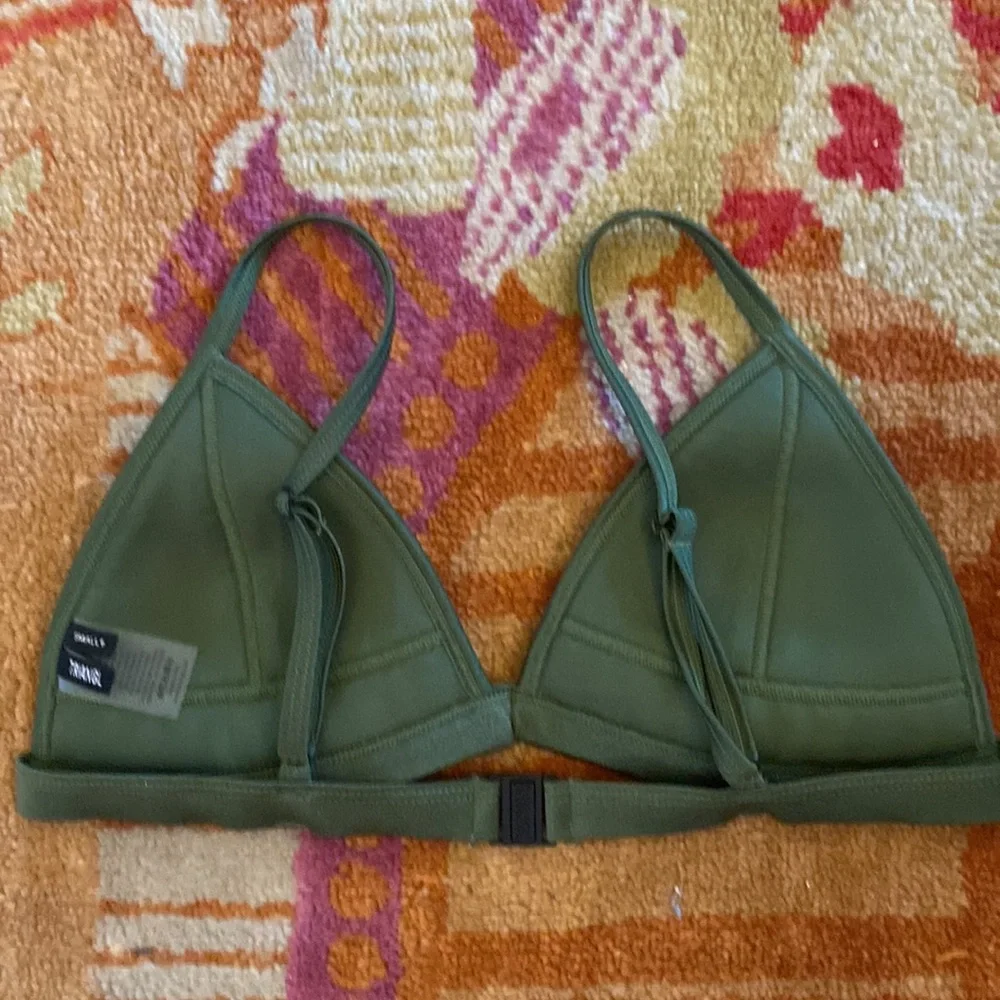 Triangl S Small coco bikini top army green swimwear